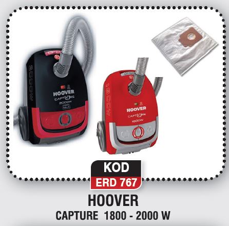 HOOVER CAPTURE 1800-2000 W ERD 767